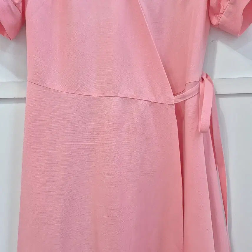 [BUNJANG] 앤유 Linen Blend Wrap Dress / 앤유 린넨 혼방 랩 원피스 미착용