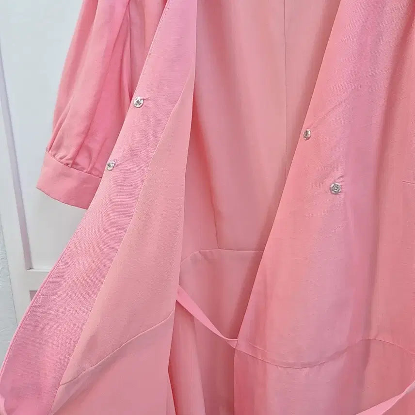 [BUNJANG] 앤유 Linen Blend Wrap Dress / 앤유 린넨 혼방 랩 원피스 미착용