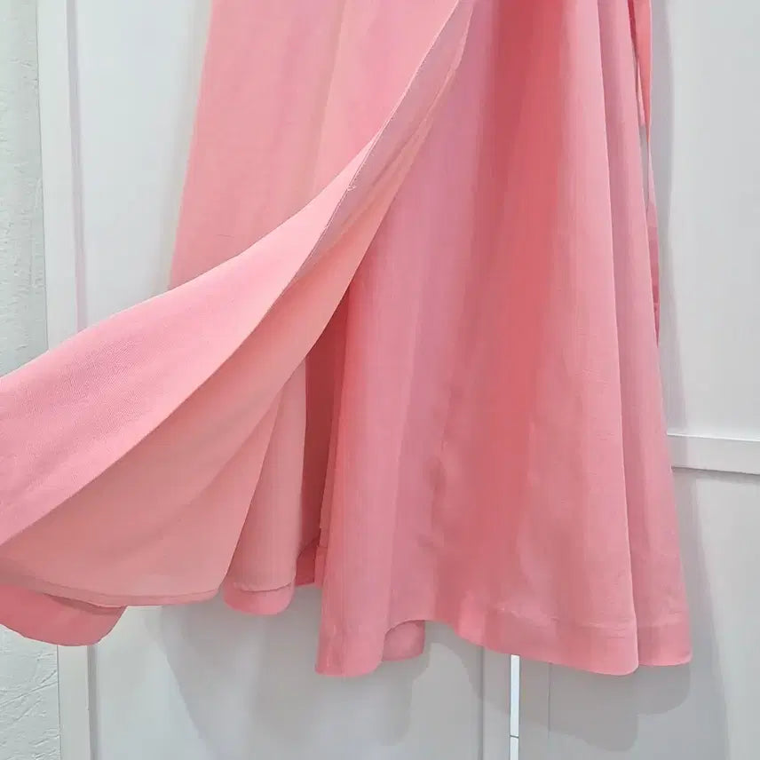 [BUNJANG] 앤유 Linen Blend Wrap Dress / 앤유 린넨 혼방 랩 원피스 미착용