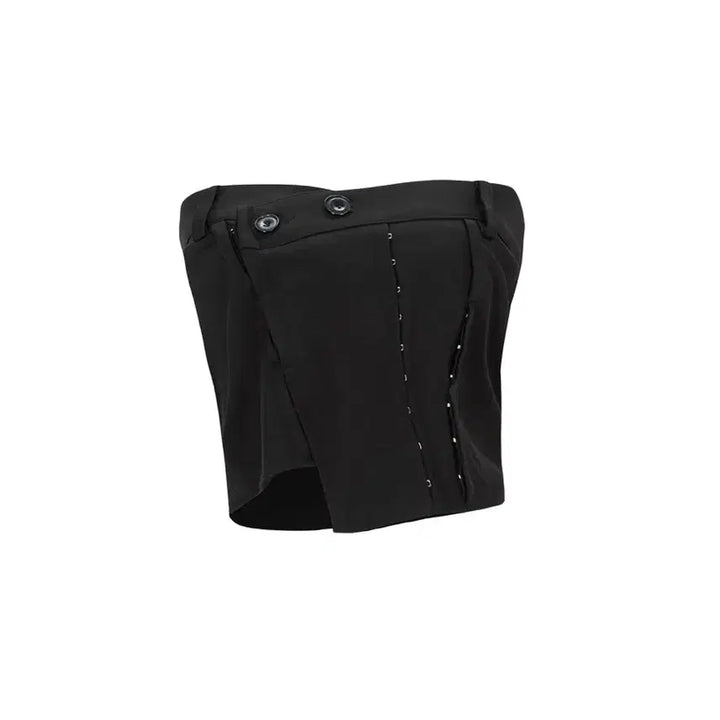 [SOLD OUT] 보헤미안서울 후크 뷔스티에 블랙 HOOKED FLAP BUSTIER, B