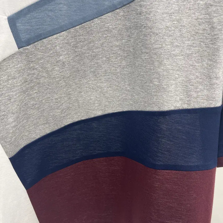 [BUNJANG] System Homme Block Point Short Sleeve T-Shirt / 시스템옴므 블럭포인트반팔티셔츠