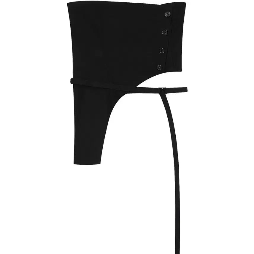 [BUNJANG] 보헤미안서울 커브드 뷔스티에 CURVED WAIST STRAP BUSTI / 보헤미안서울 커브드 뷔스티에 CURVED WAIST STRAP BUSTI