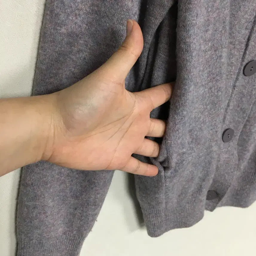 [BUNJANG] ISAE Cashmere Blend Marled Cardigan Size 6 / ISAE 이새 캐시미어 보카시 가디건 6
