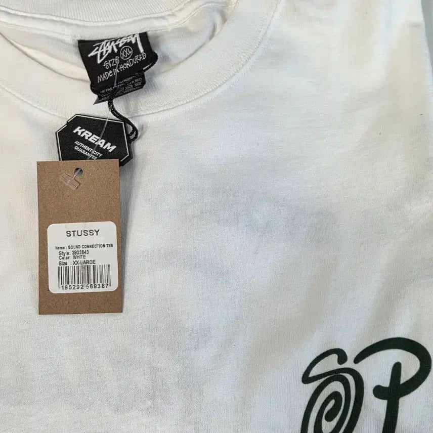 [BUNJANG] Stussy x Patta Sound Connection T-Shirt White / [XXL]스투시 x 파타 사운드 커넥션 티셔츠 화이트