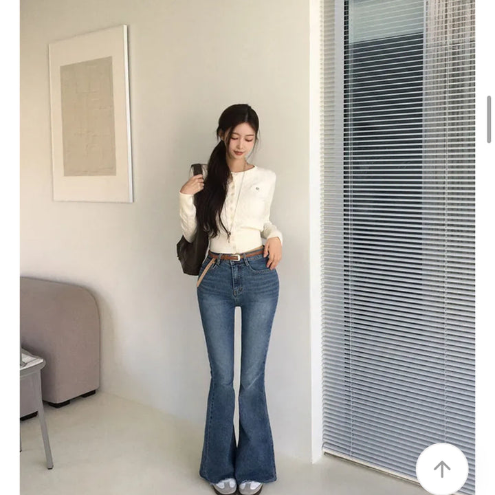[BUNJANG] Holy Washing Denim Bootcut Pants L / 홀리 워싱 데님 부츠컷 팬츠 L (교신X)