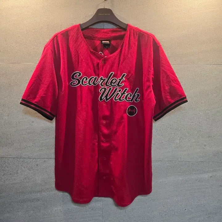 [BUNJANG] Marvel Scarlet Witch Maximoff Baseball Jersey / 마블 스칼렛 위치 맥시모프. 베이스볼 저지!