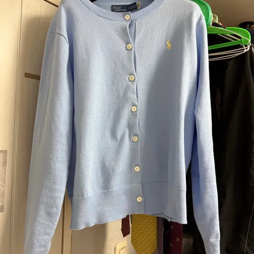 [SOLD OUT] [할인가]폴로랄프로렌 코튼 크루넥 가디건 m
