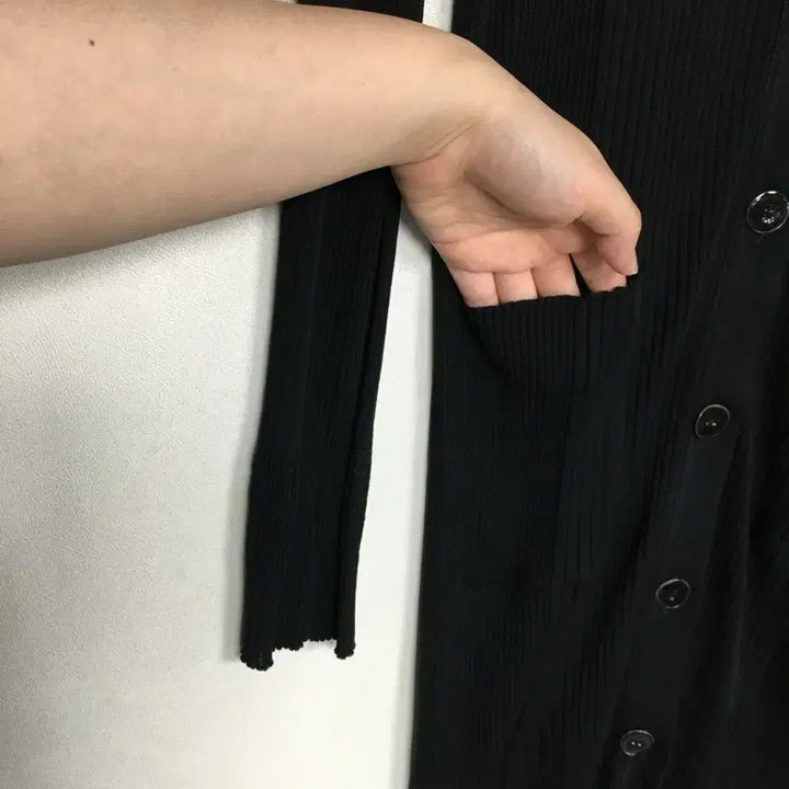 [BUNJANG] Lanvin Ribbed Long Cardigan M / 랑방 골지 롱 가디건 M