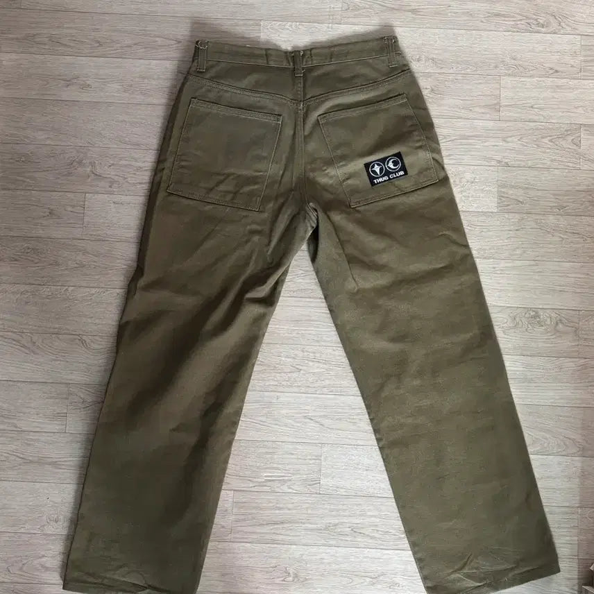 [BUNJANG] THUG CLUB THUG PANTS Khaki Size 2 / 떠그클럽 떠그팬츠 카키 (2)