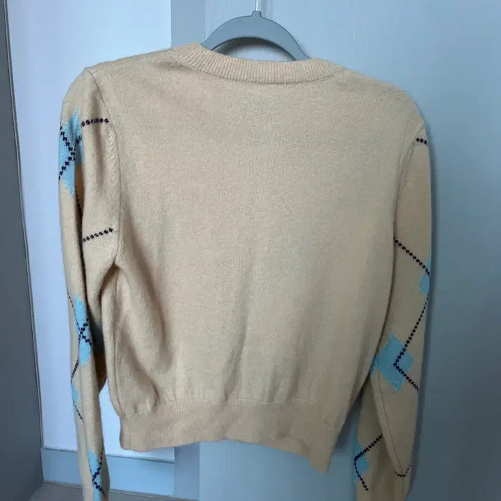 [BUNJANG] Lanvin Cashmere Blend Argyle Knit Cardigan (Size 55) / 랑방 캐시미어 블렌드 아가일 니트 가디건(55)