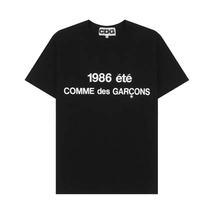 [BUNJANG] Comme des Garçons 1986 Black T-Shirt / CDG 1986 꼼데가르송 티셔츠 블랙