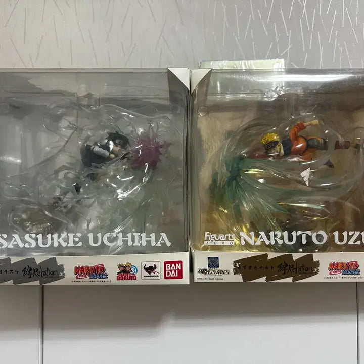 [BUNJANG] Bandai FiguartsZERO Naruto &amp; Sasuke Bundle Set / 오늘만 급전) 나루토 반다이 피규아츠제로 정 릴레이션 일괄 세트