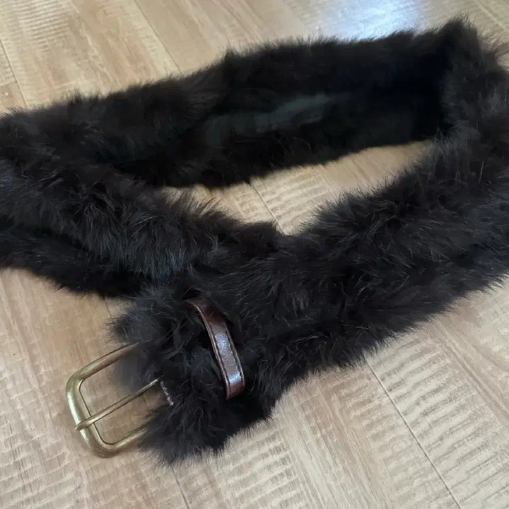 [BUNJANG] Shop Fairy Fur Belt / 샵페어리 퍼 벨트