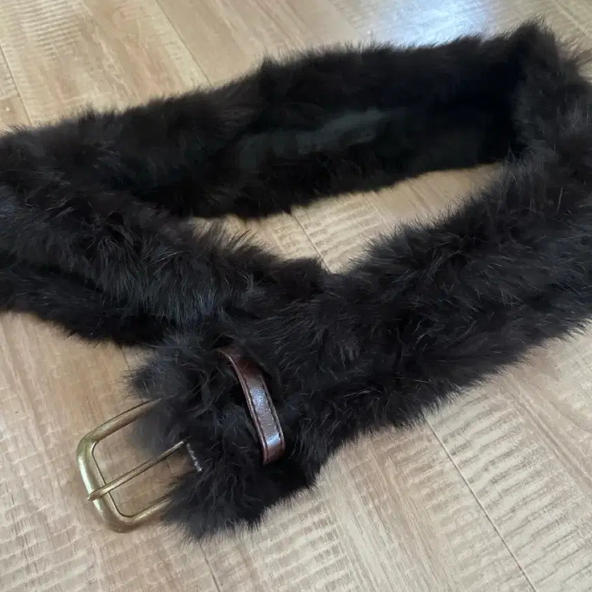 [BUNJANG] Shop Fairy Fur Belt / 샵페어리 퍼 벨트