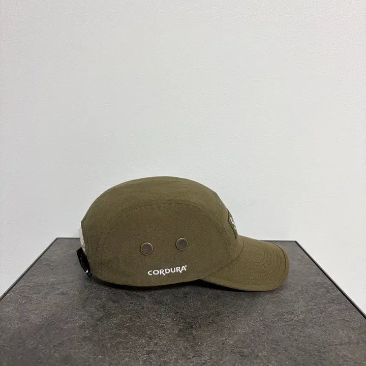 [BUNJANG] Supreme Box Logo Cordura Camp Cap Hat - Olive Khaki / (OS) 슈프림 박스로고 캠프캡 모자 코듀라 올리브 카키