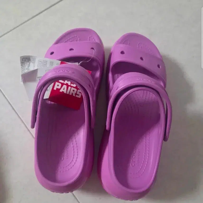 [BUNJANG] Crocs Mega Crush Sandal Purple W8 (250mm) / 크록스 메가 크러쉬 샌들 250 퍼플 w8