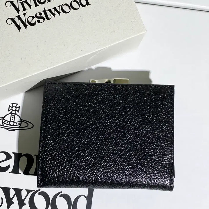 [BUNJANG] Vivienne Westwood Black Gold Orb Wallet / 비비안웨스트우드 지갑 블랙 금장
