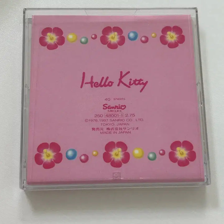 [BUNJANG] 1997 Hello Kitty Memo Pad / 고전 키티 메모지 97년