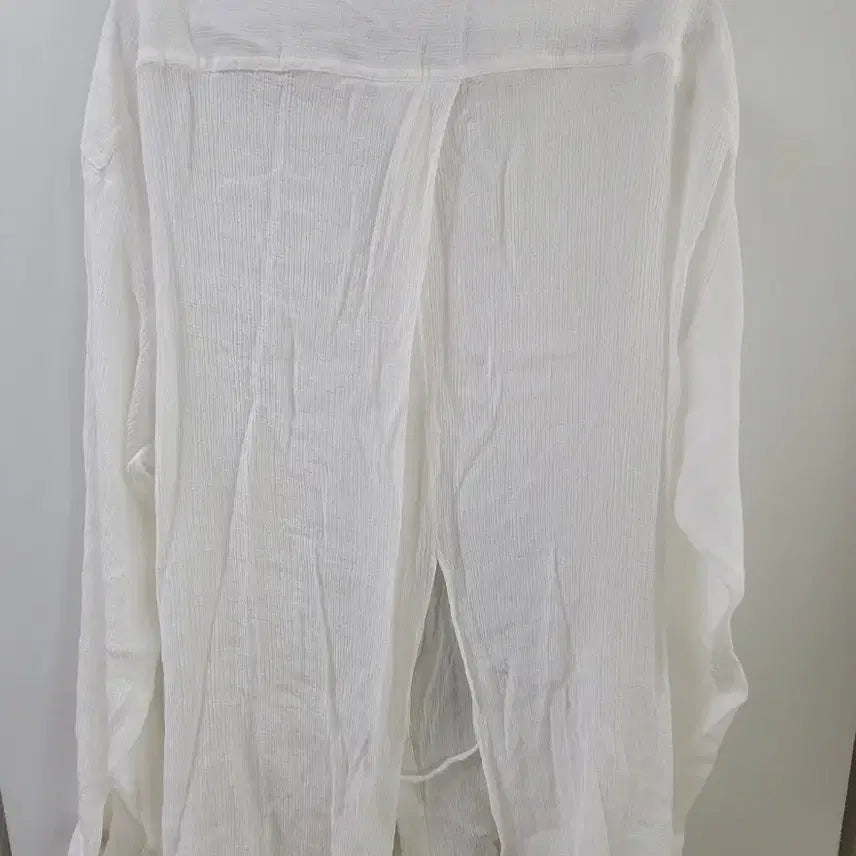 [BUNJANG] Musinsa Standard Crinkle Shirt Blouse Ivory / 무신사스탠다드 크링클 셔츠 블라우스 아이보리 5566