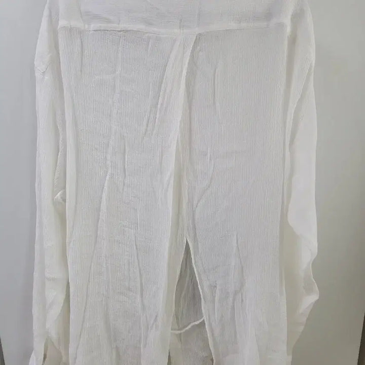 [BUNJANG] Musinsa Standard Crinkle Shirt Blouse Ivory / 무신사스탠다드 크링클 셔츠 블라우스 아이보리 5566