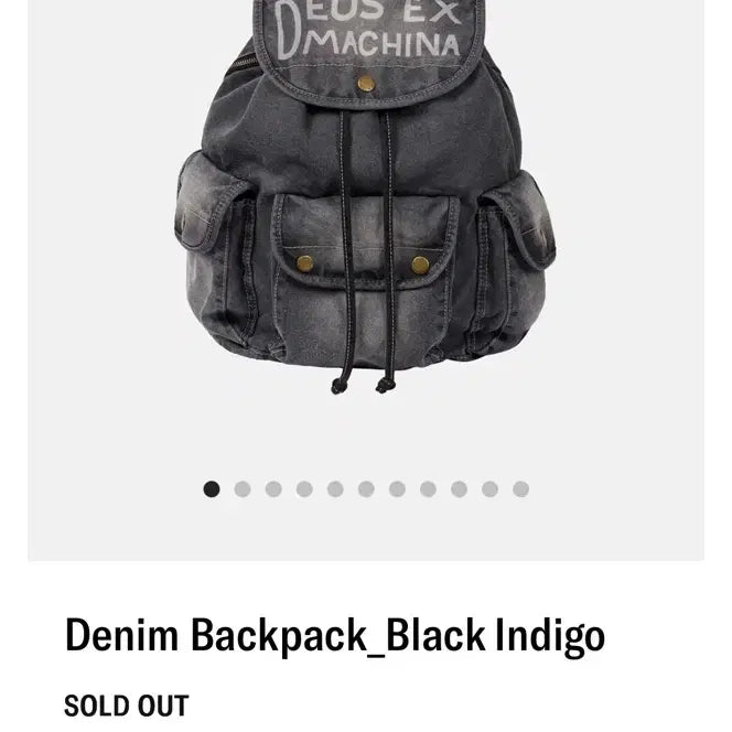 [BUNJANG] Deus Ex Machina Denim Rucksack / 데우스 데님 럭색