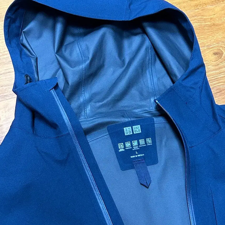 [BUNJANG] Uniqlo Blocktech Parka L Navy / 유니클로 블록테크파카 L (거의새것