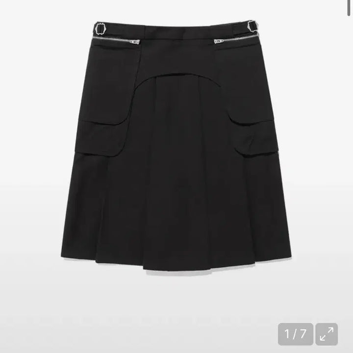 [BUNJANG] Nice Ghost Club Pleats Pocket Skirt Black / 나이스고스트클럽 플리츠 포켓 스커트 블랙