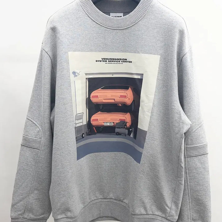 [BUNJANG] System Homme Graphic Collaboration Sweatshirt / 시스템옴므 원포인트 맨투맨
