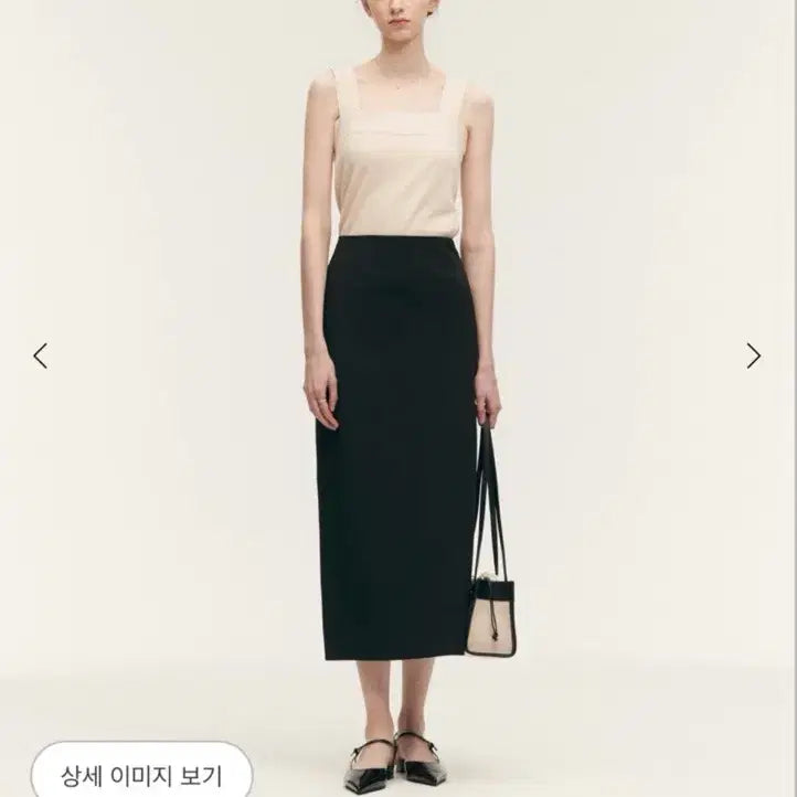 [BUNJANG] SIE REVE Slit Skirt Black Medium / 시에 SIE 레브 슬릿 스커트 블랙 미듐