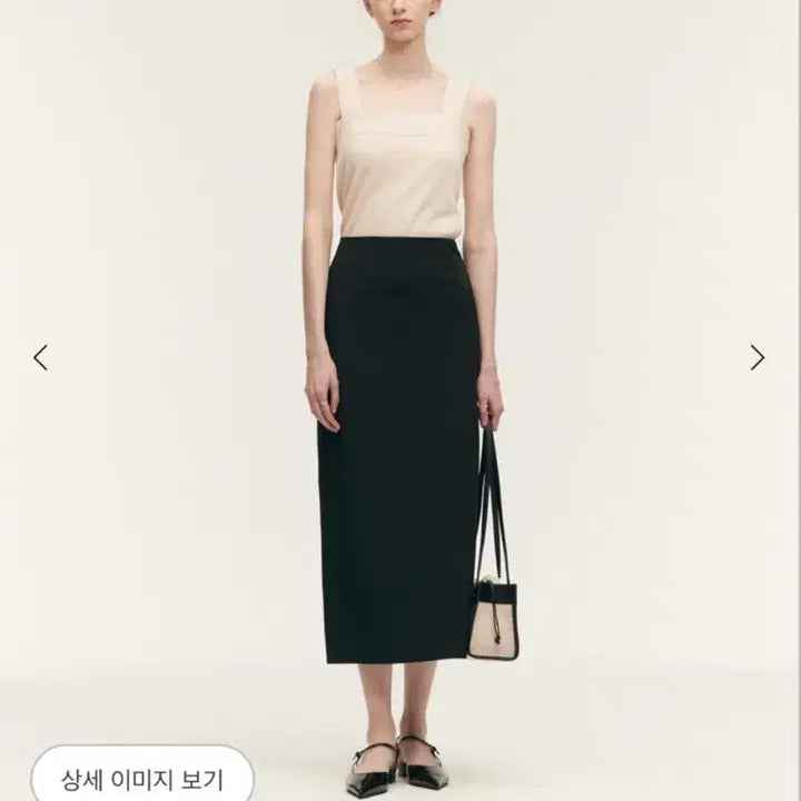 [BUNJANG] SIE REVE Slit Skirt Black Medium / 시에 SIE 레브 슬릿 스커트 블랙 미듐