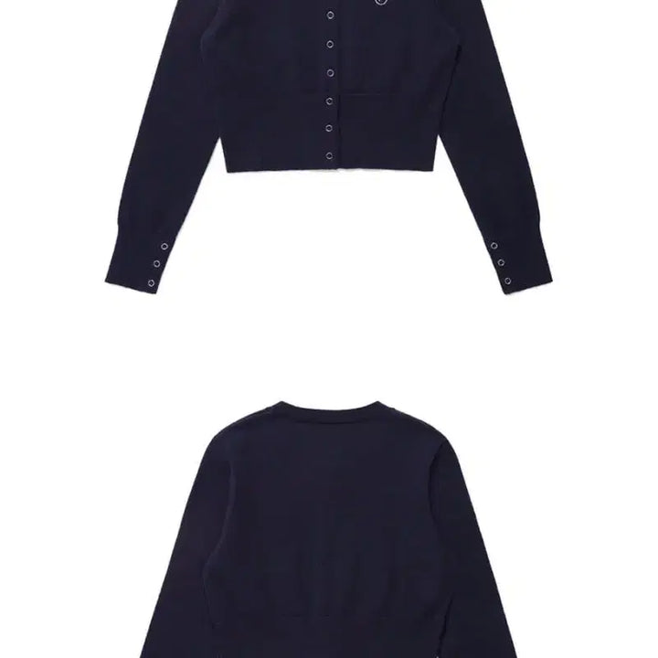 [BUNJANG] Rola Rola Embroidered Cardigan Navy (Jang Won-young Wear) / 로라로라 자수 가디건 네이비 (장원영 착장)