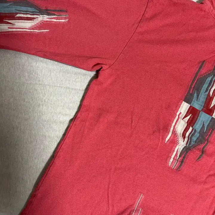 [BUNJANG] Kapital Ortesa Long Sleeve T-Shirt Red Size 3 (L) / 이번주까지만 이가격) 캐피탈 오르테가 천축 롱슬리브 티셔츠 레드 3(L)