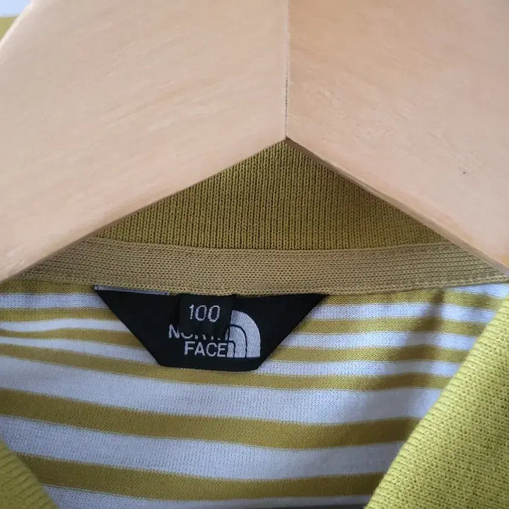 [BUNJANG] The North Face Striped Short Sleeve Polo Shirt / 노스페이스 스트라이프 반팔 폴로티 새상품