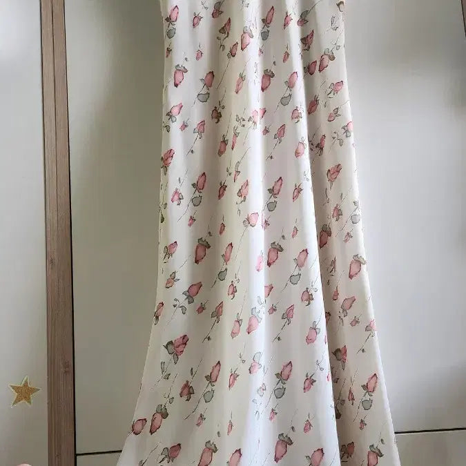 [BUNJANG] Vintage Floral Pattern Long Dress / 빈티지플라워 패턴 롱고급 원피스