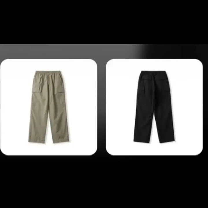 [BUNJANG] Steady Audrewear Cargo Pants (Black, Gray) - Size 3 Bundle / 스테디에브리웨어 카고팬츠 두 색상 일괄 판매합니다 SEW
