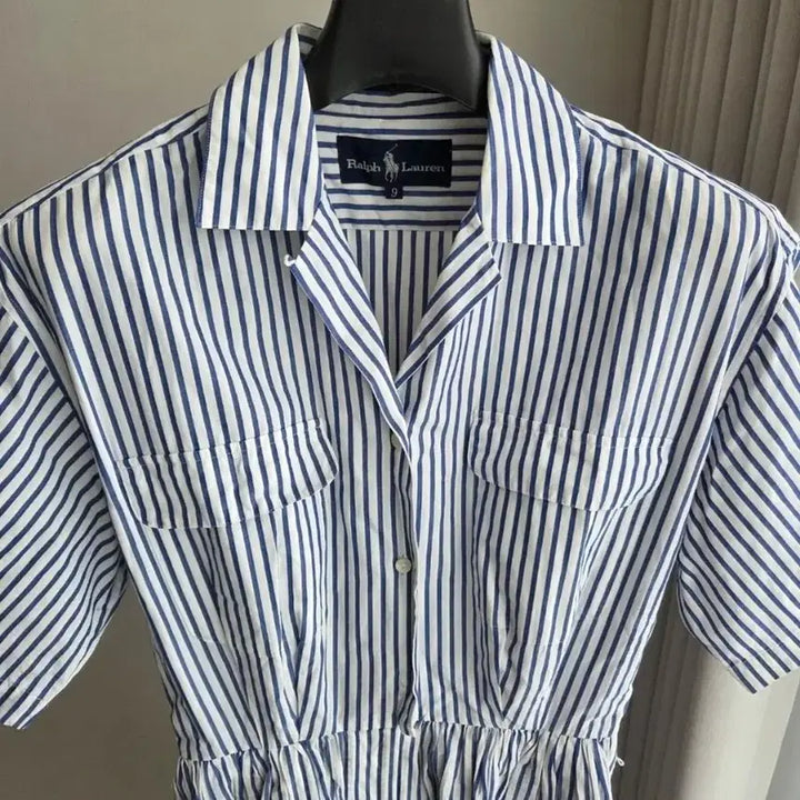 [BUNJANG] Polo Ralph Lauren Striped Shirt Dress / 폴러 랄프로렌 스트라이프 셔츠 원피스