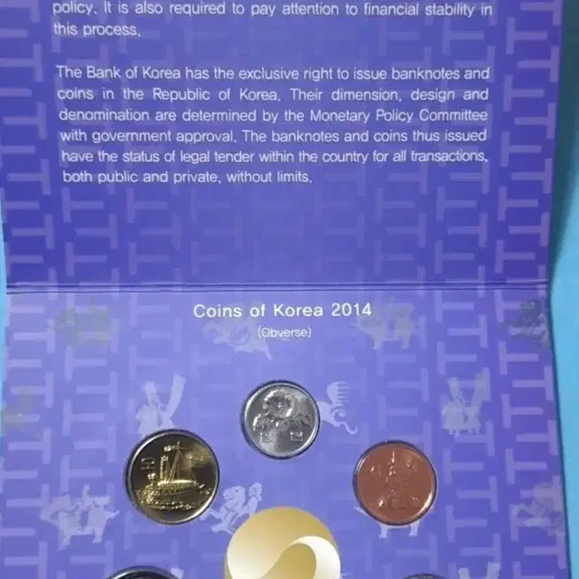 [BUNJANG] 2014 Korean Coin Mint Set / 2014년 해외증정용민트셋트