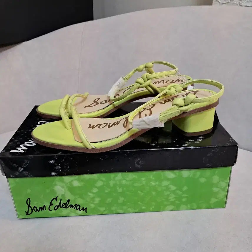 [BUNJANG] Sam Edelman "Lime" Sandals - Size 240 / 택있는새상품 (37)샘 에델만 라임샌들