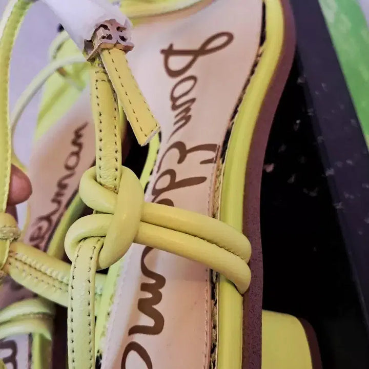 [BUNJANG] Sam Edelman "Lime" Sandals - Size 240 / 택있는새상품 (37)샘 에델만 라임샌들