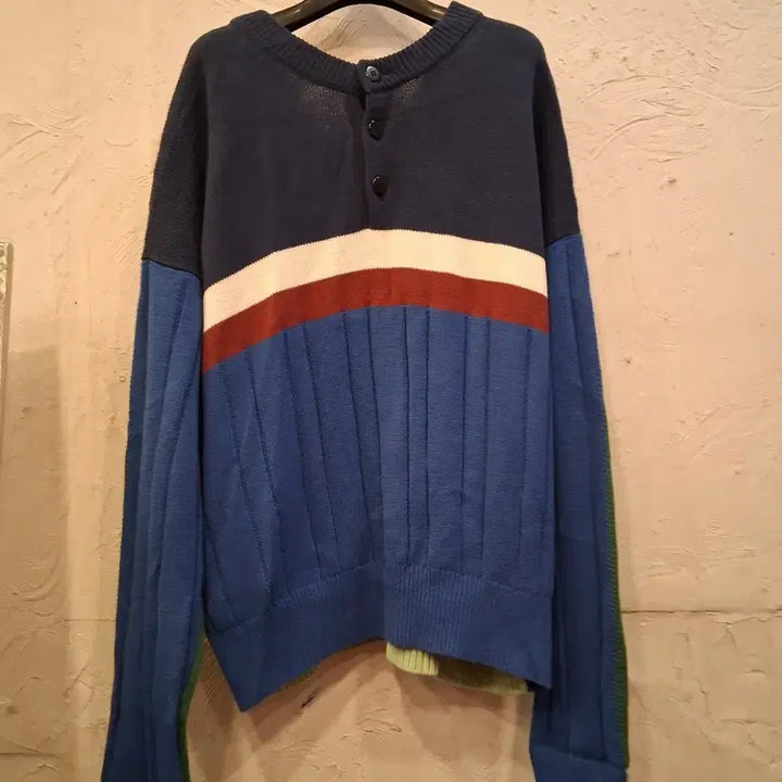 [BUNJANG] Maison Mihara Yasuhiro Green V-Neck Cardigan / 메종미하라야스히로 그린 브이넥 가디건
