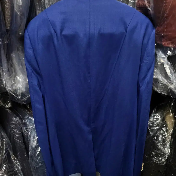 [BUNJANG] Vanhart di Albazar Wide Peak Lapel Blue Blazer Jacket / 반하트 디 알바자 / 와이드 피크드라펠 블루 블레이져 자켓 / 103