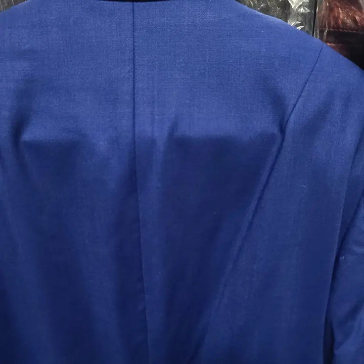 [BUNJANG] Vanhart di Albazar Wide Peak Lapel Blue Blazer Jacket / 반하트 디 알바자 / 와이드 피크드라펠 블루 블레이져 자켓 / 103