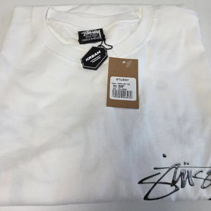 [BUNJANG] Stussy Mercury T-Shirt White XXL / [XXL]스투시 머큐리 티셔츠 화이트
