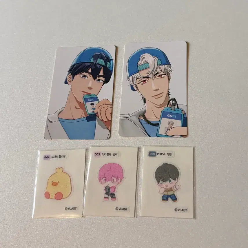 [BUNJANG] PLAVE Kkokkalcorn Photocard GS25 Ttibuseal Bundle Set / 플레이브 꼬깔콘 포카 gs25 띠부씰 일괄 양도 판매