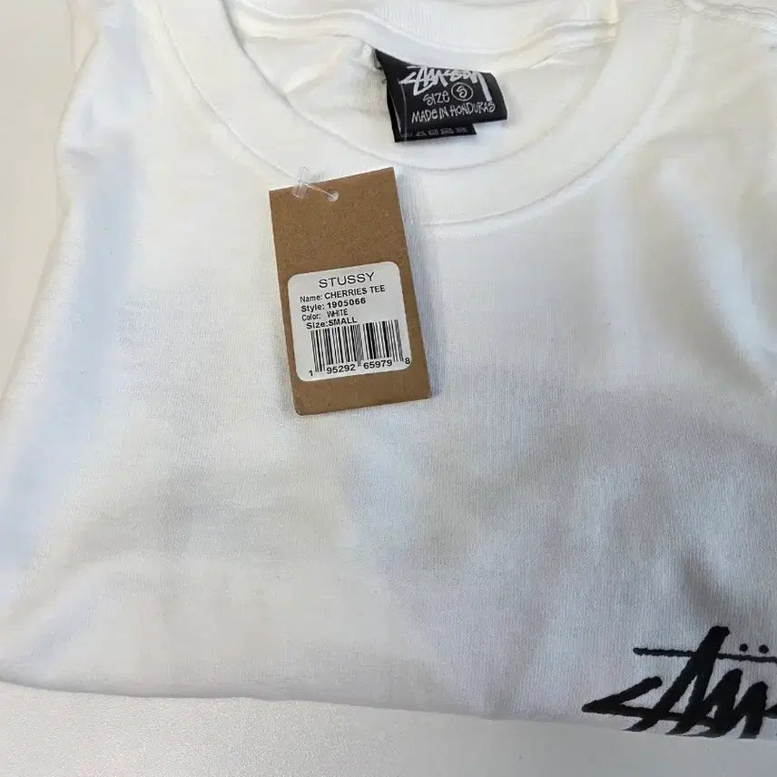 [BUNJANG] Stussy Cherry T-Shirt White / [S]스투시 체리 티셔츠 화이트