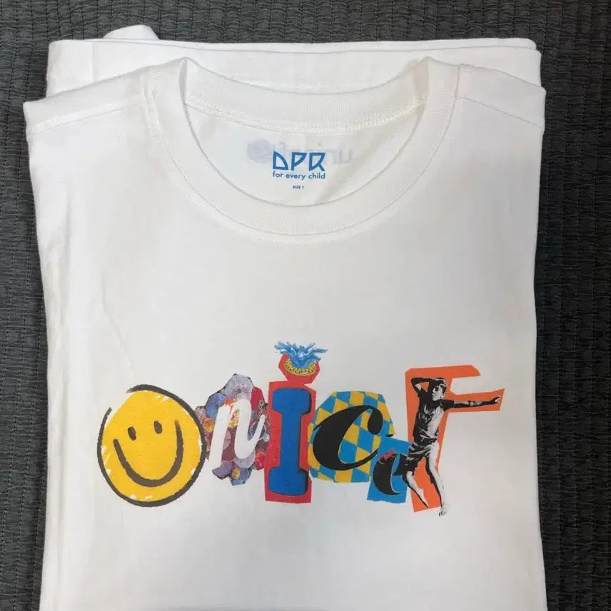 [BUNJANG] DPR UNICEF Collaboration T-Shirt Size 1 / DPR 유니세프 콜라보 티셔츠 판매 /사이즈1