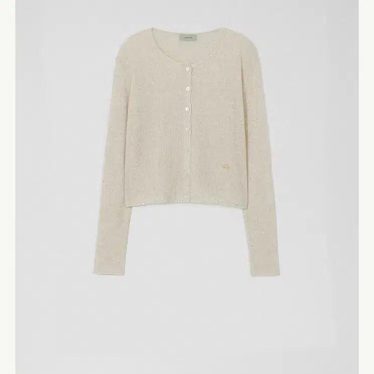 [BUNJANG] LEMEME Linen Crop Cardigan Oatmeal / 새상품 르메메 LEMEME 린넨 크롭 가디건 오트밀 린넨가디건 크롭가디건