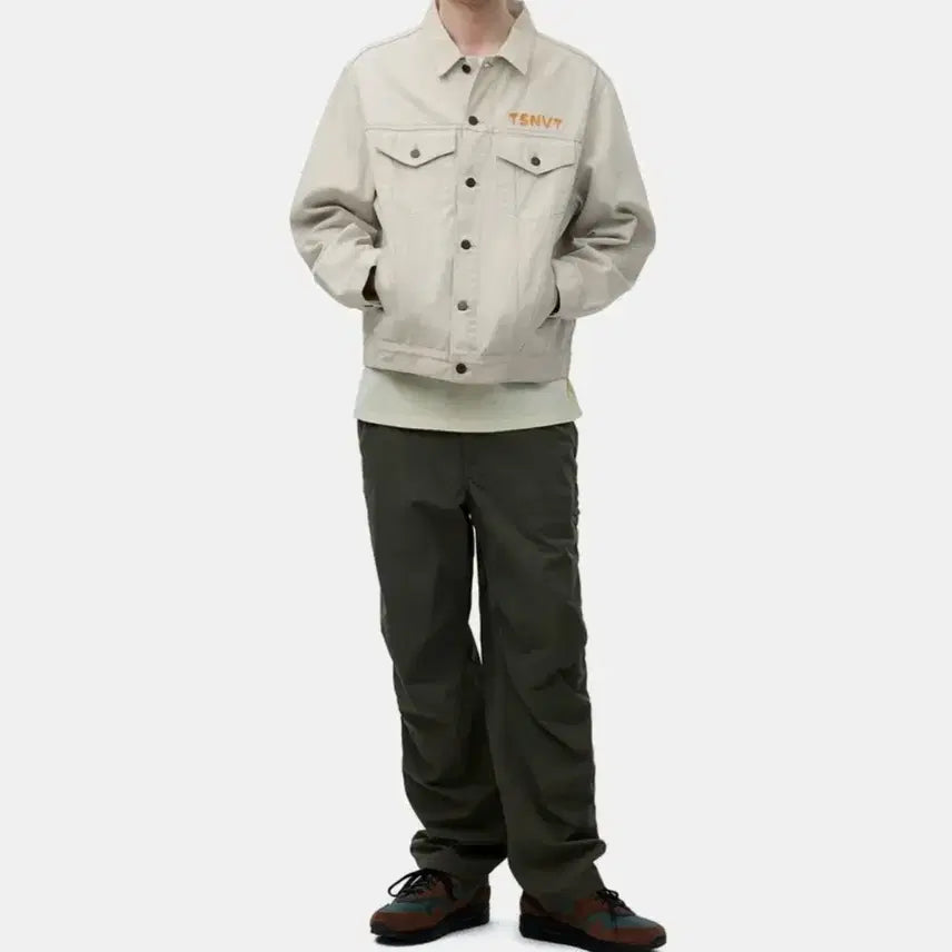 [BUNJANG] TSNVT Trucker Jacket Off White / TSNVT Trucker Jacket Off White