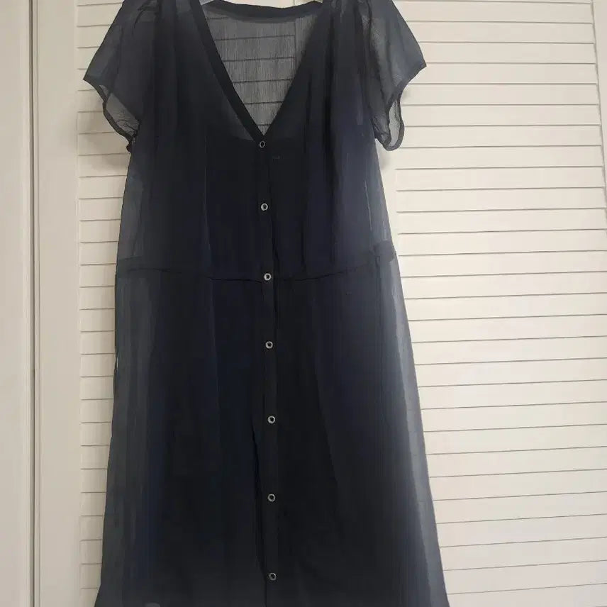 [BUNJANG] Abercrombie &amp; Fitch Navy Midi Dress / 아베크롬비 네이비미디 원피스