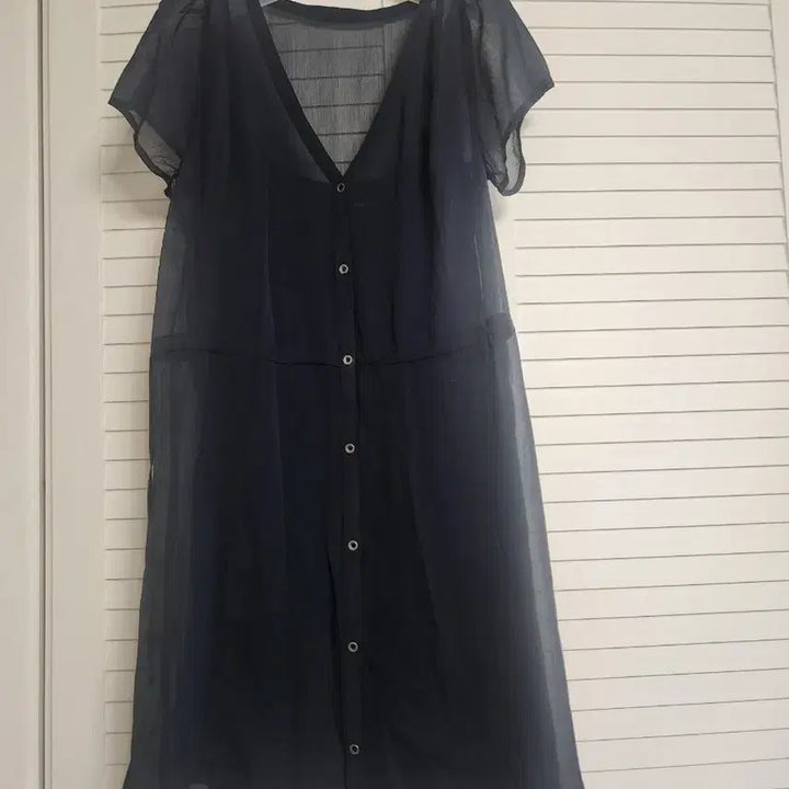 [BUNJANG] Abercrombie &amp; Fitch Navy Midi Dress / 아베크롬비 네이비미디 원피스